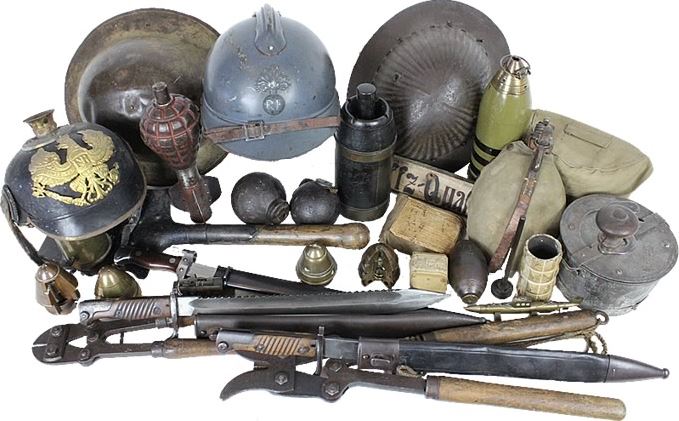 Militaria avec Hiboux brocante